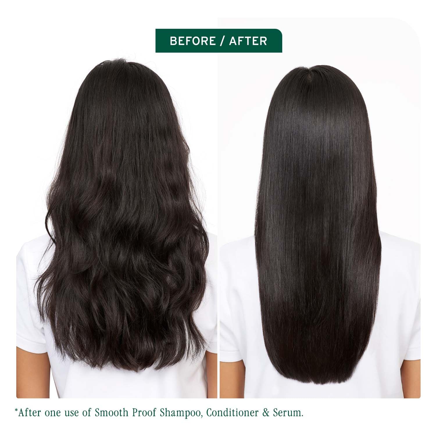 Biolage Professional Smoothproof Shampoo, 200ml + Serum 100ml Combo For Frizzy Hair Infused With Camellia Flower & Avocado
