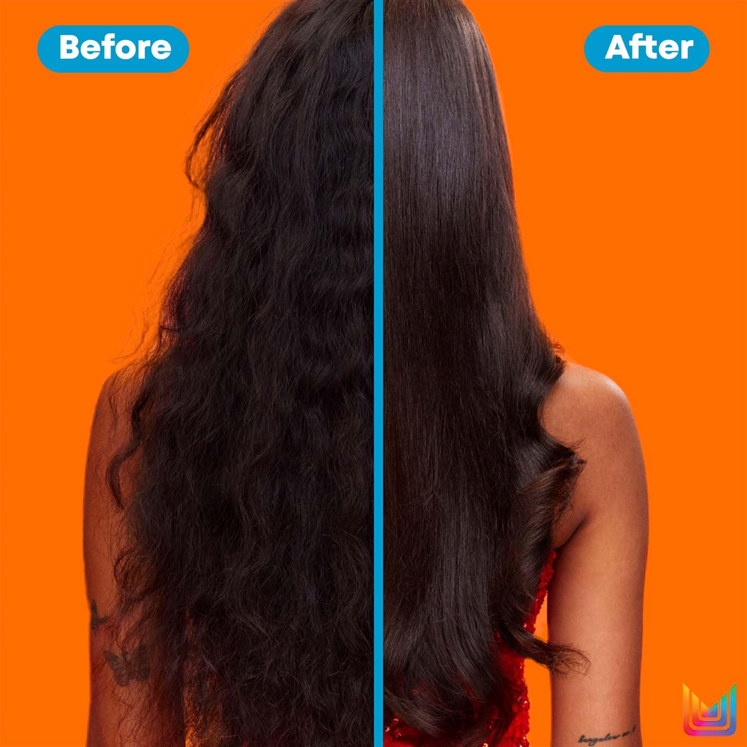 MATRIX Mega Smooth Shampoo (200ml), Conditioner (100ml) & Serum(100ml) Combo with Shea Butter for Frizzy Hair | Max Smoothness for 4 Days | Used by 1 Lakh Hairstylists* | For All Hair Types - Image 8 - Buy from Indicrest