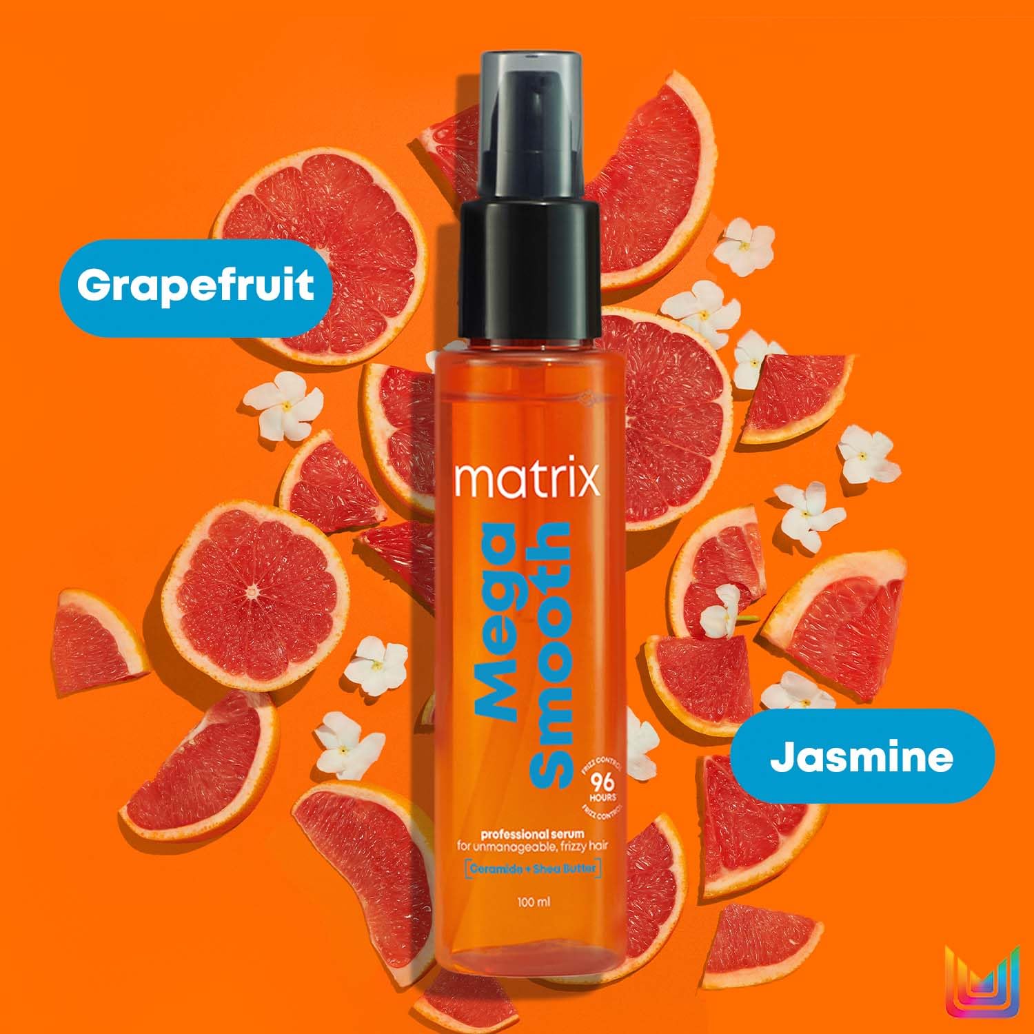 MATRIX Mega Smooth Anti-Frizz Serum with Shea Butter and Ceramides| Max Smoothness for 4 Days | Used by 1 Lakh Hairstylists*| For All Hair Types | 100ml - Image 9 - Buy from Indicrest