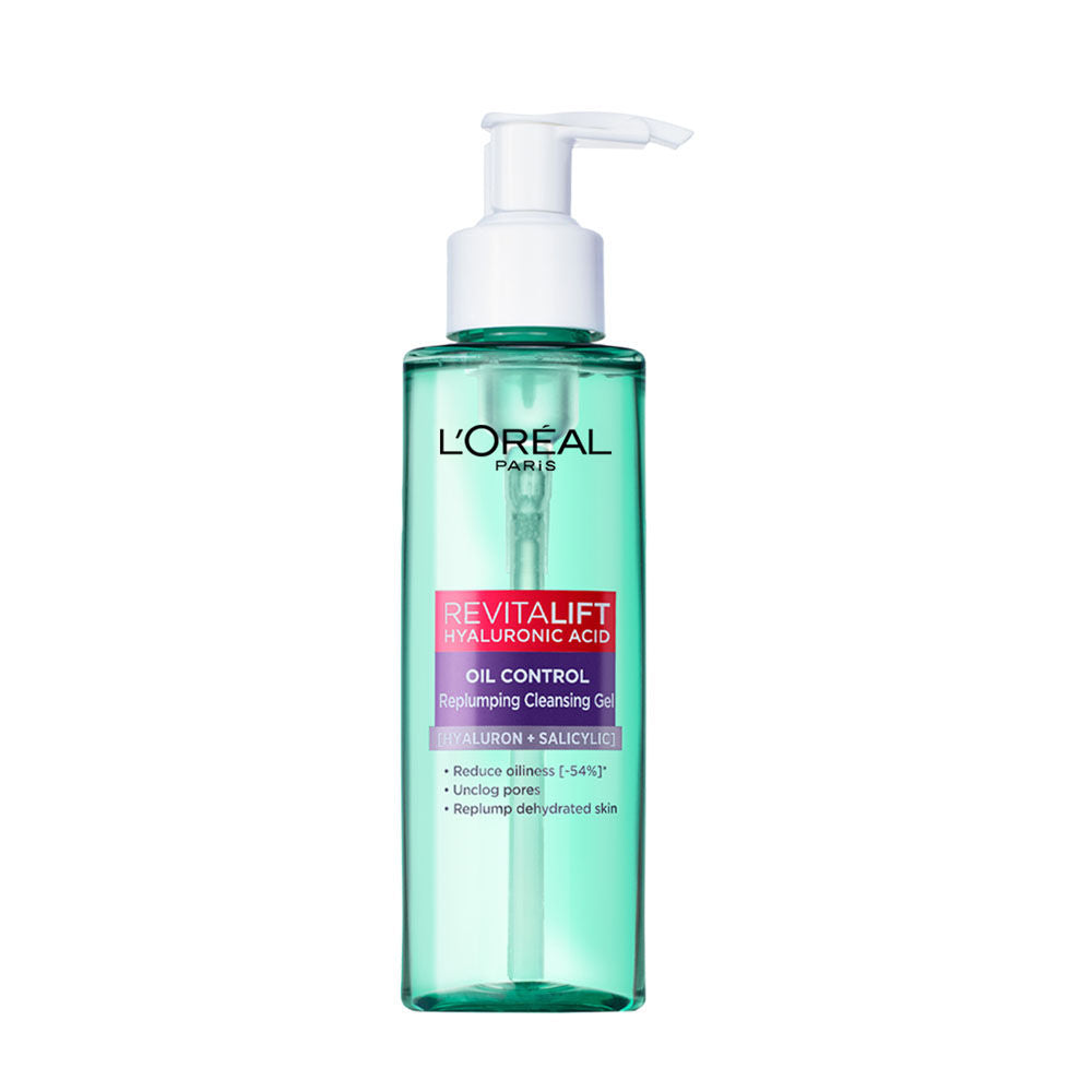 L'Oreal Paris Revitalift Hyaluronic Acid Oil Control Replumping Cleansing Gel, 120ml Buy at Indicrest Image 8
