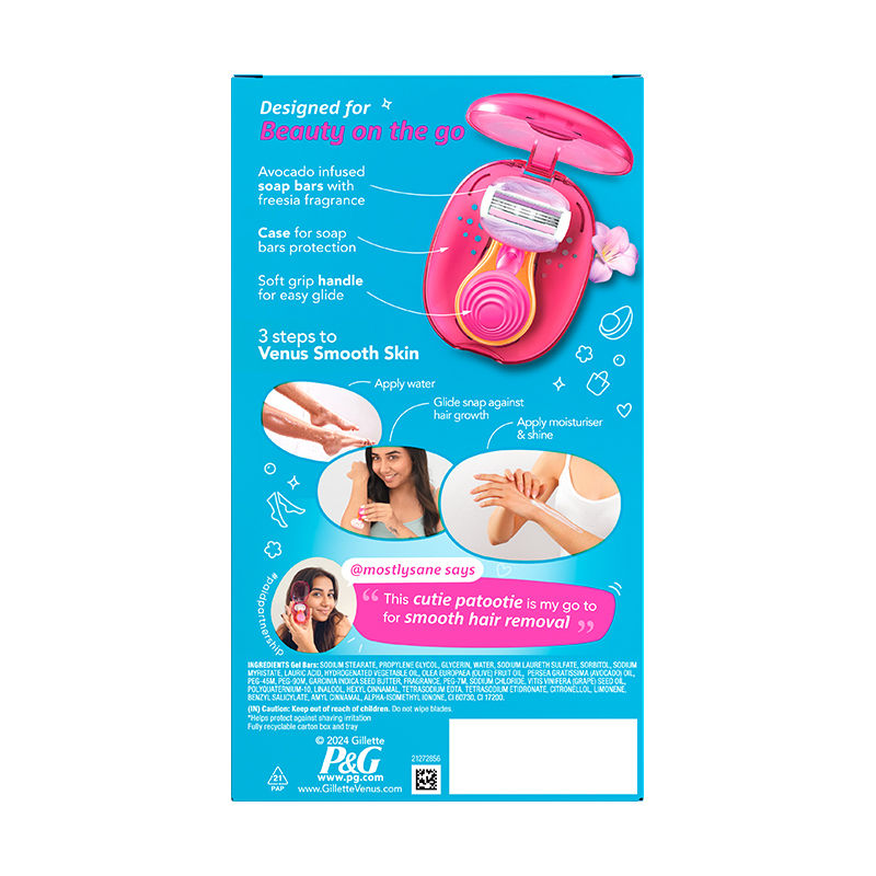 Gillette Venus Snap Hair Remover Women Body Razor, 1 piece Buy at Indicrest Image 9