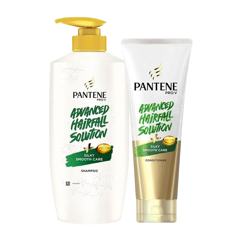Pantene Advanced Hair Fall Solution Silky Smooth Care Shampoo & Conditioner Combo, 2 pieces Buy at Indicrest