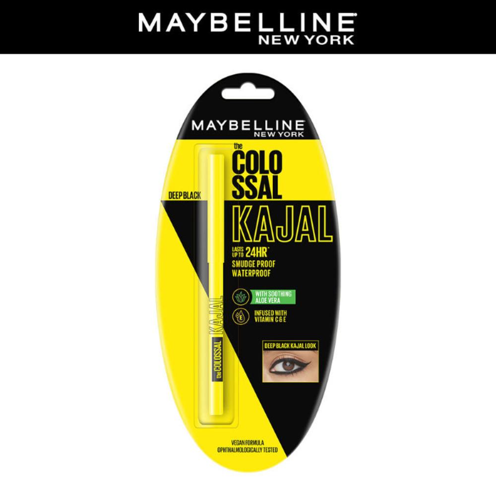 Maybelline New York The Colossal Essentials Eye Kit - Bold Liner & Colossal Kajal Combo, 0.35g+3ml Buy at Indicrest Image 6