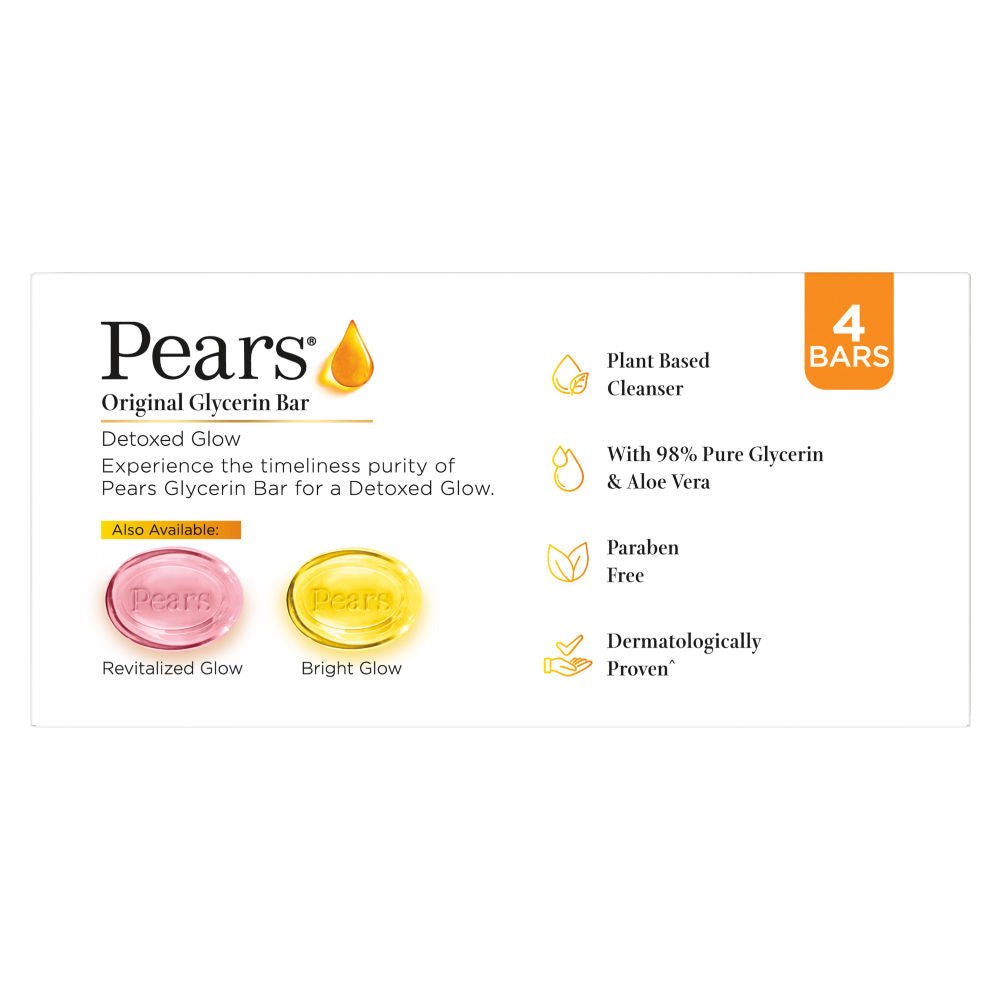 Pears Naturale Aloe Vera Detoxifying Soap Bar (Pack of 4), 500g Buy at Indicrest Image 10