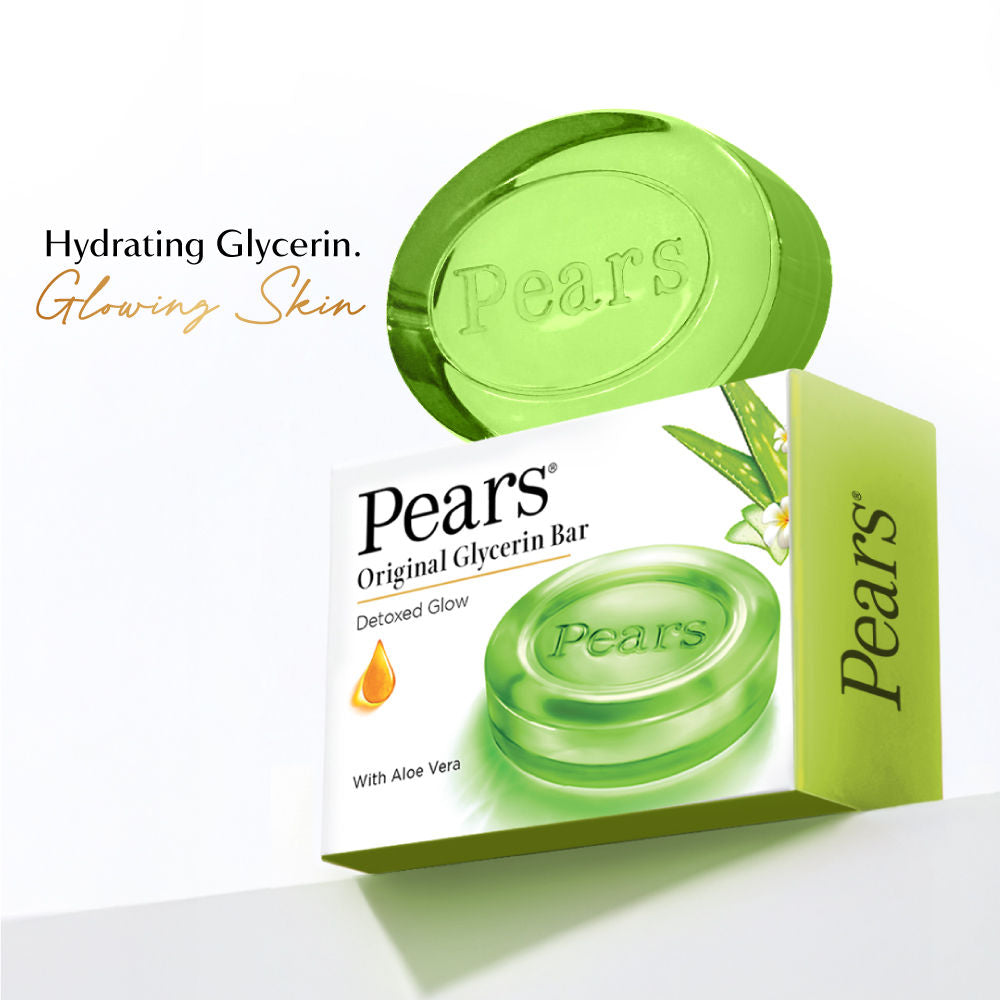 Pears Naturale Aloe Vera Detoxifying Soap Bar (Pack of 4), 500g Buy at Indicrest Image 2