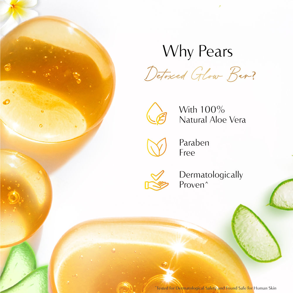 Pears Naturale Aloe Vera Detoxifying Soap Bar (Pack of 4), 500g Buy at Indicrest Image 6