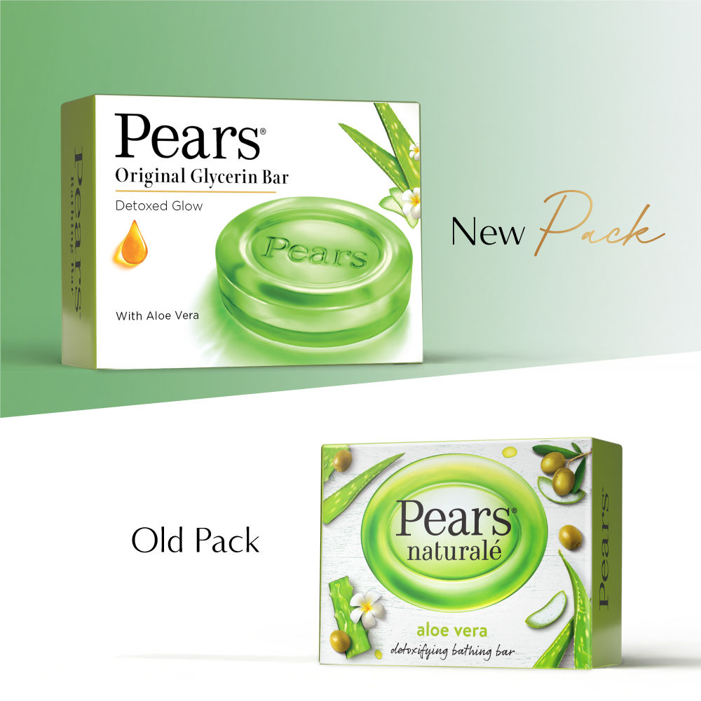 Pears Naturale Aloe Vera Detoxifying Soap Bar (Pack of 4), 500g Buy at Indicrest Image 7