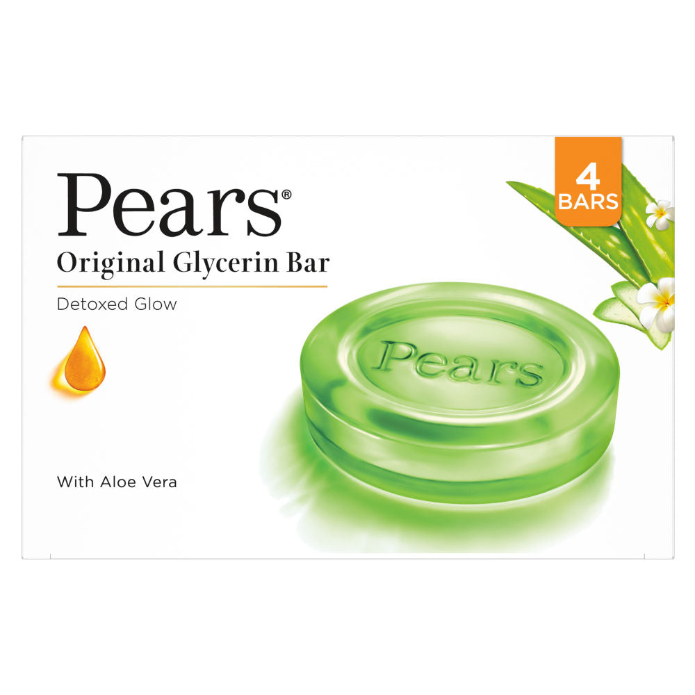 Pears Naturale Aloe Vera Detoxifying Soap Bar (Pack of 4), 500g Buy at Indicrest Image 9