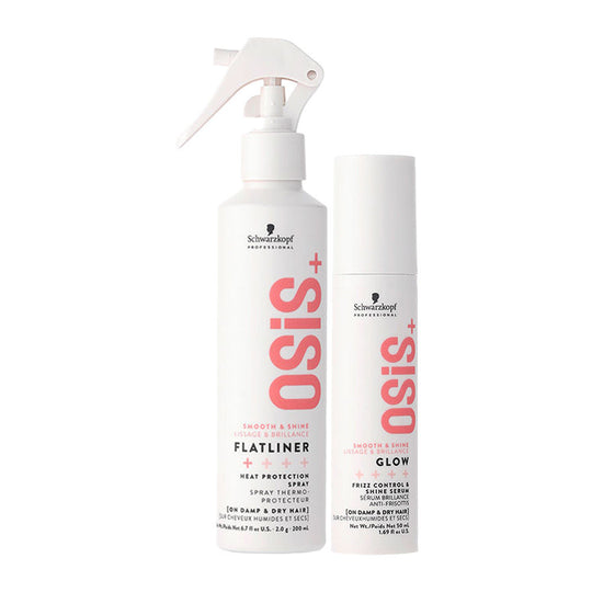Schwarzkopf Professional Osis+ Glow Serum, 50ml & Flatliner, 200ml Combo Buy at Indicrest