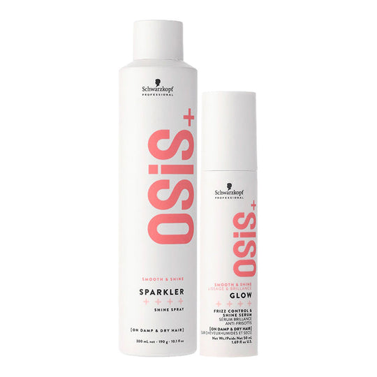 Schwarzkopf Professional Osis+ Glow Serum, 50ml & Sparkler, 190ml Combo Buy at Indicrest