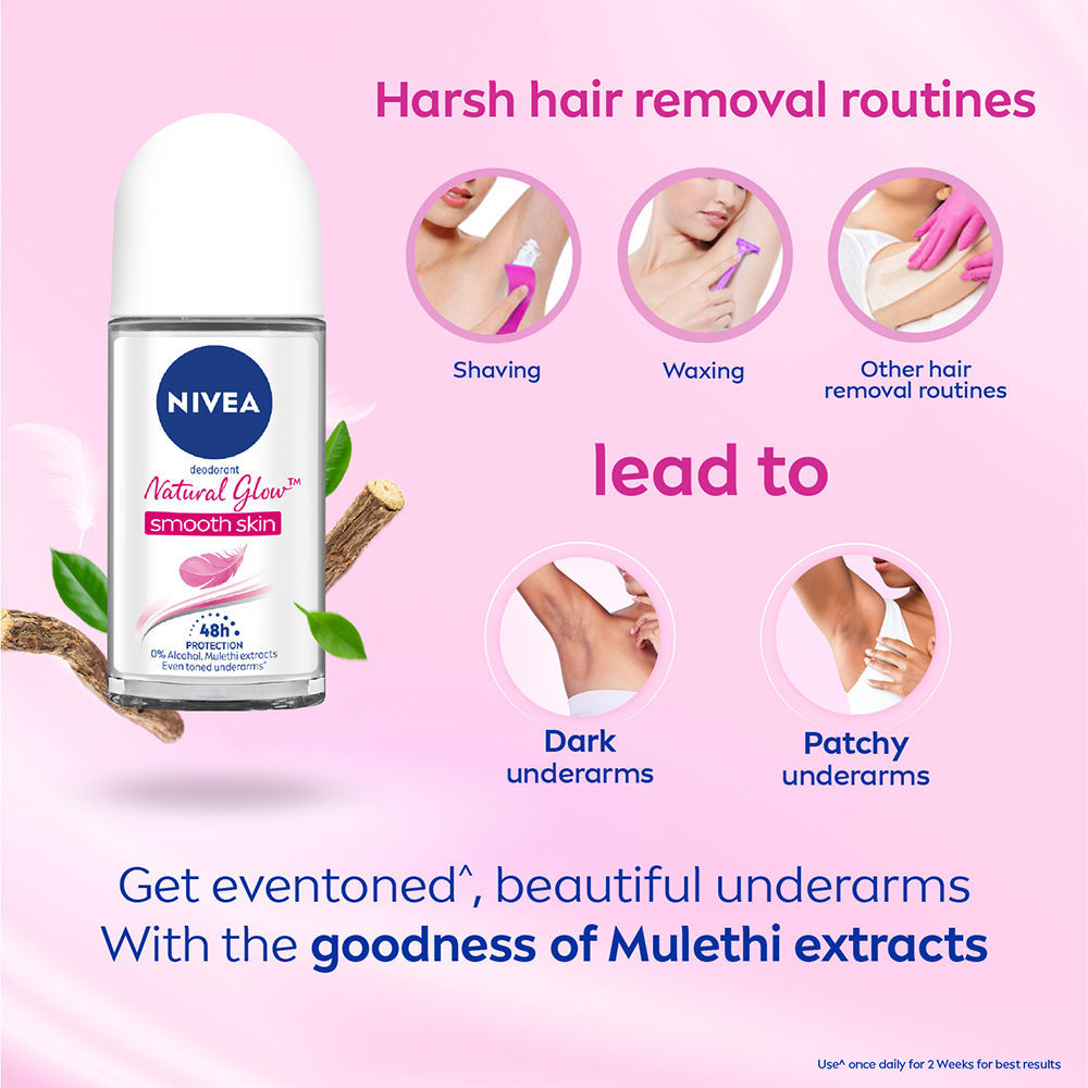 Nivea Whitening Roll On + Gillette Venus Razor with Aloe Extract - Underarm Care Kit Buy at Indicrest Image 3