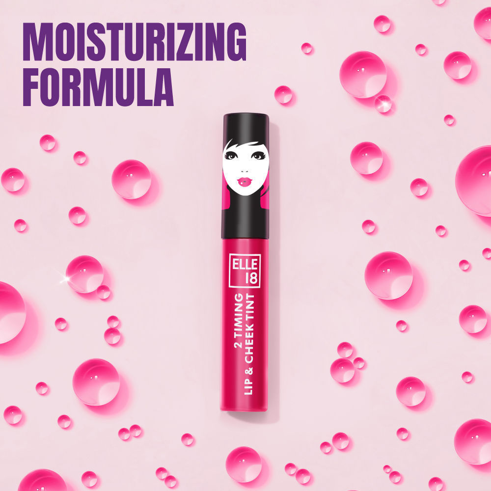 Elle 18 2 Timing Long-Lasting Hydrating Lip & Cheek Tint , Tropica, 4ml Buy at Indicrest Image 9