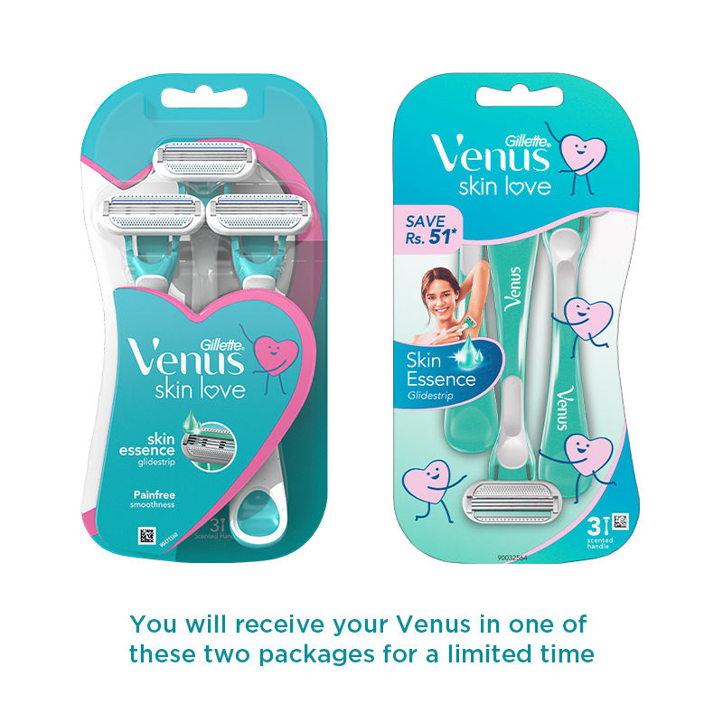 Gillette Venus Skin Love Womens Razor (Pack Of 3) Buy at Indicrest Image 3