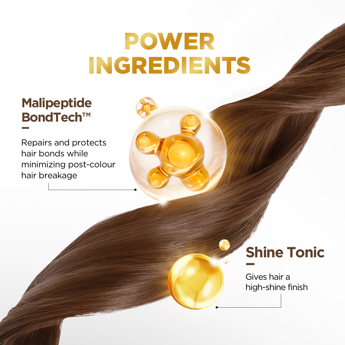 Bblunt High Shine Conditioning Hair Colour, Honey Light Brown Shade 5.32 - Image 8 - Buy from Indicrest