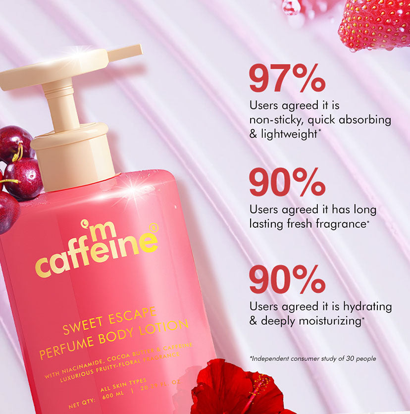 Mcaffeine Sweet Escape Perfume Body Lotion, 600ml - Image 8 - Buy from Indicrest