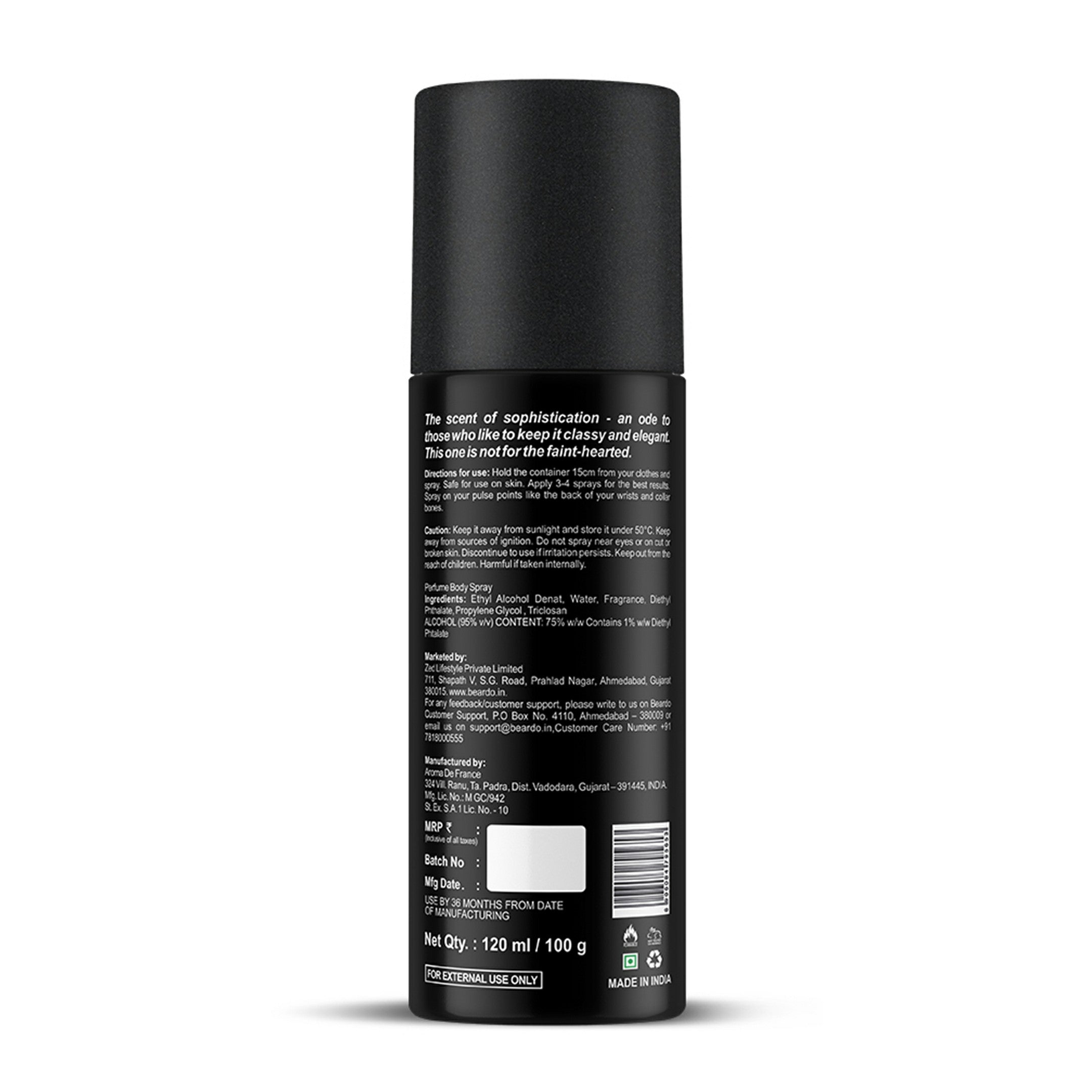Beardo Iconic Perfume Body Spray Combo - Image 8 - Buy from Indicrest