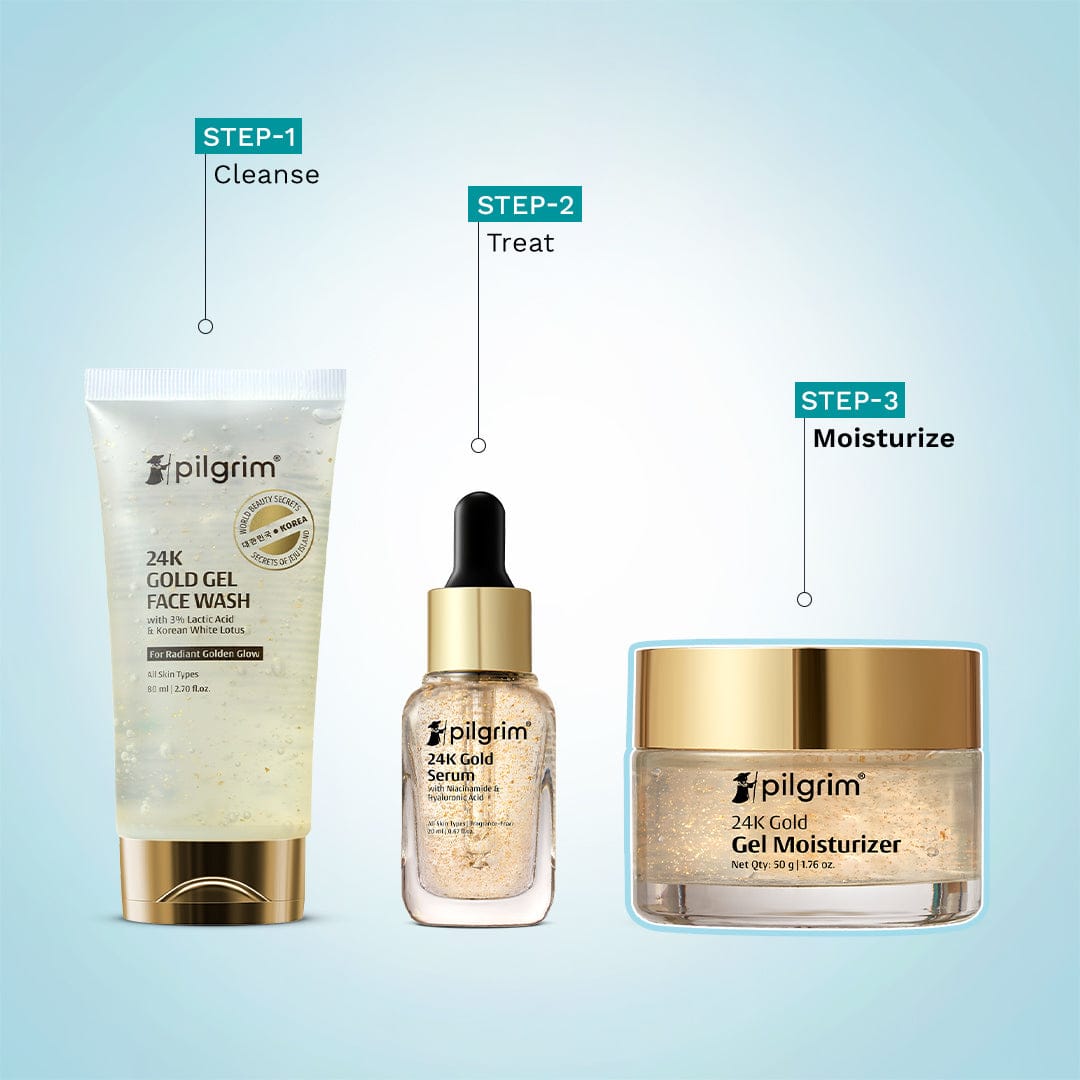 Pilgrim 24K Gold Gel Moisturizer, 50g - Image 7 - Buy from Indicrest