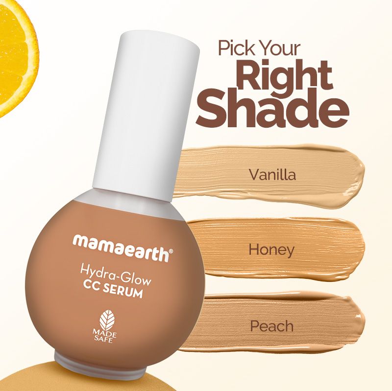 Mamaearth Hydra-Glow CC Serum with Vitamin C & Hyaluronic Acid, Honey, 30ml - Image 8 - Buy from Indicrest