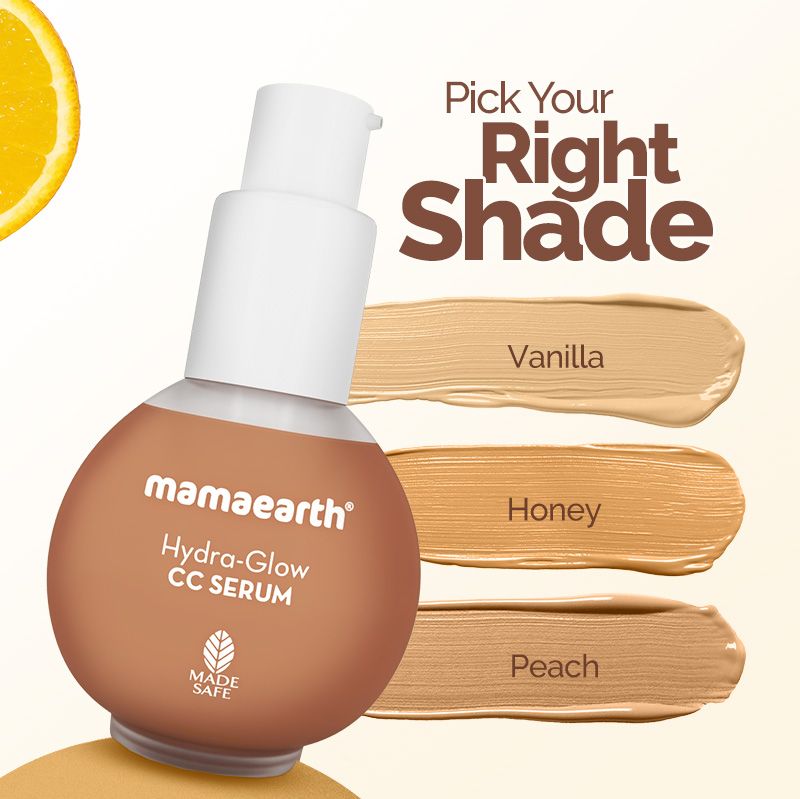 Mamaearth Hydra-Glow CC Serum with Vitamin C & Hyaluronic Acid, Vanilla, 30ml - Image 9 - Buy from Indicrest