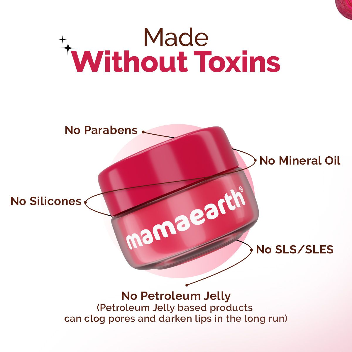 Mamaearth Beetroot Moisture Therapy Lip Balm with Beetroot & Hyaluronic Acid for Dry & Chapped Lips, 15g - Image 8 - Buy from Indicrest