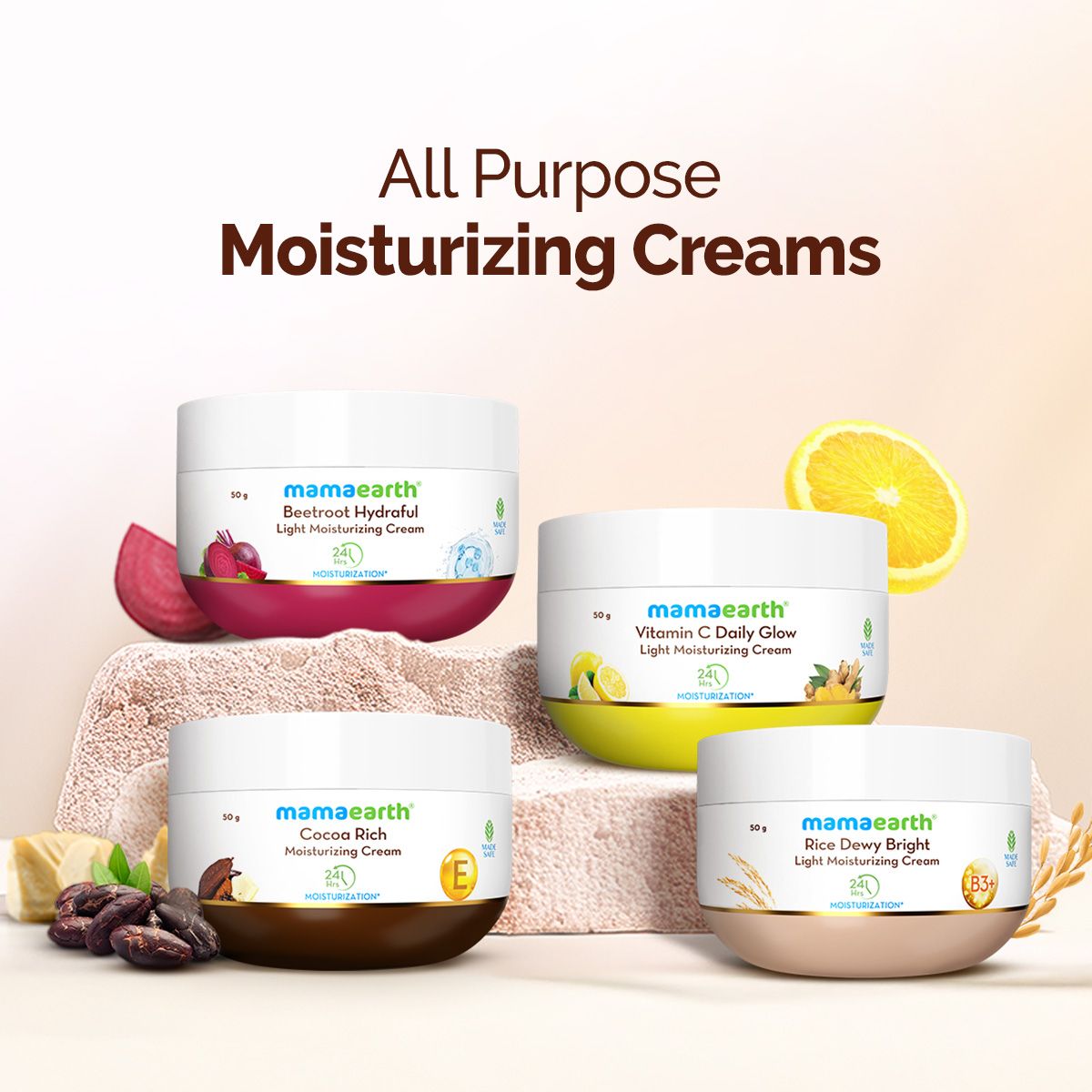 Mamaearth Rice Dewy Bright Light Moisturizing Cream with Rice Water & Niacinamide for Glass-Skin, 50g - Image 9 - Buy from Indicrest