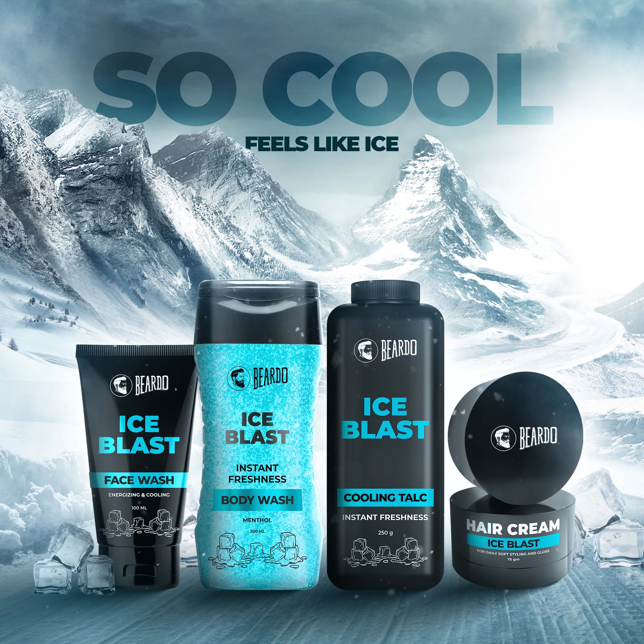 Beardo Ice Blast Body Wash, 200ml - Image 7 - Buy from Indicrest