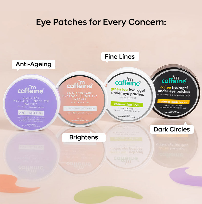 Mcaffeine Coffee Hydro gel Under Eye Patches with Caffeine & HA, 15 Pairs - Image 7 - Buy from Indicrest
