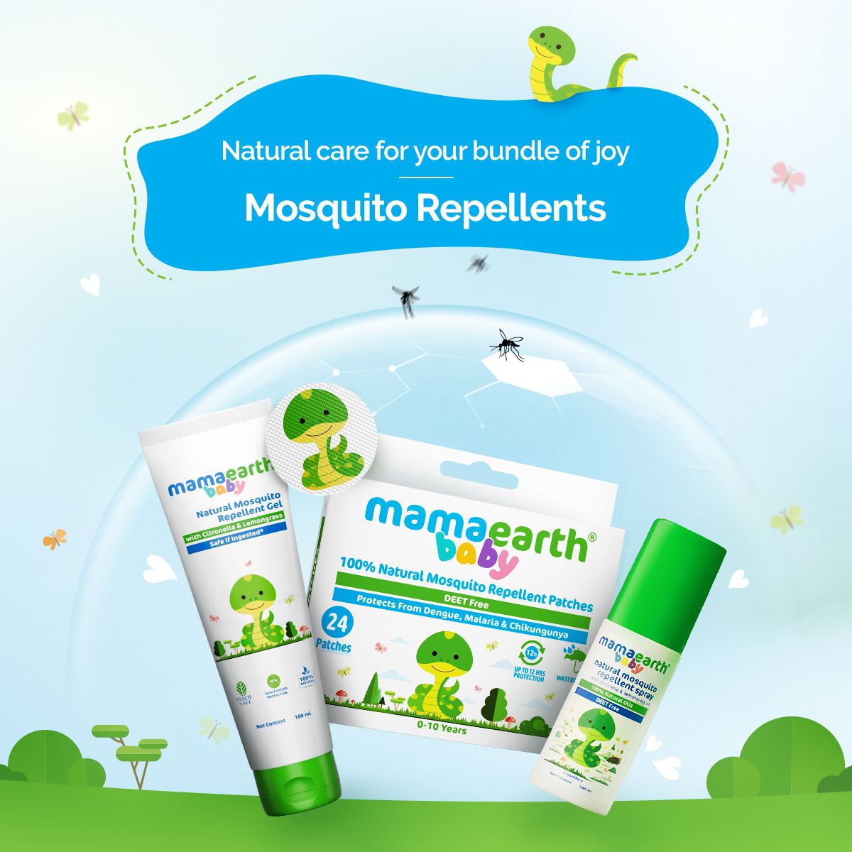 Mamaearth Natural Mosquito Repellent Patches, 24pcs - Image 7 - Buy from Indicrest