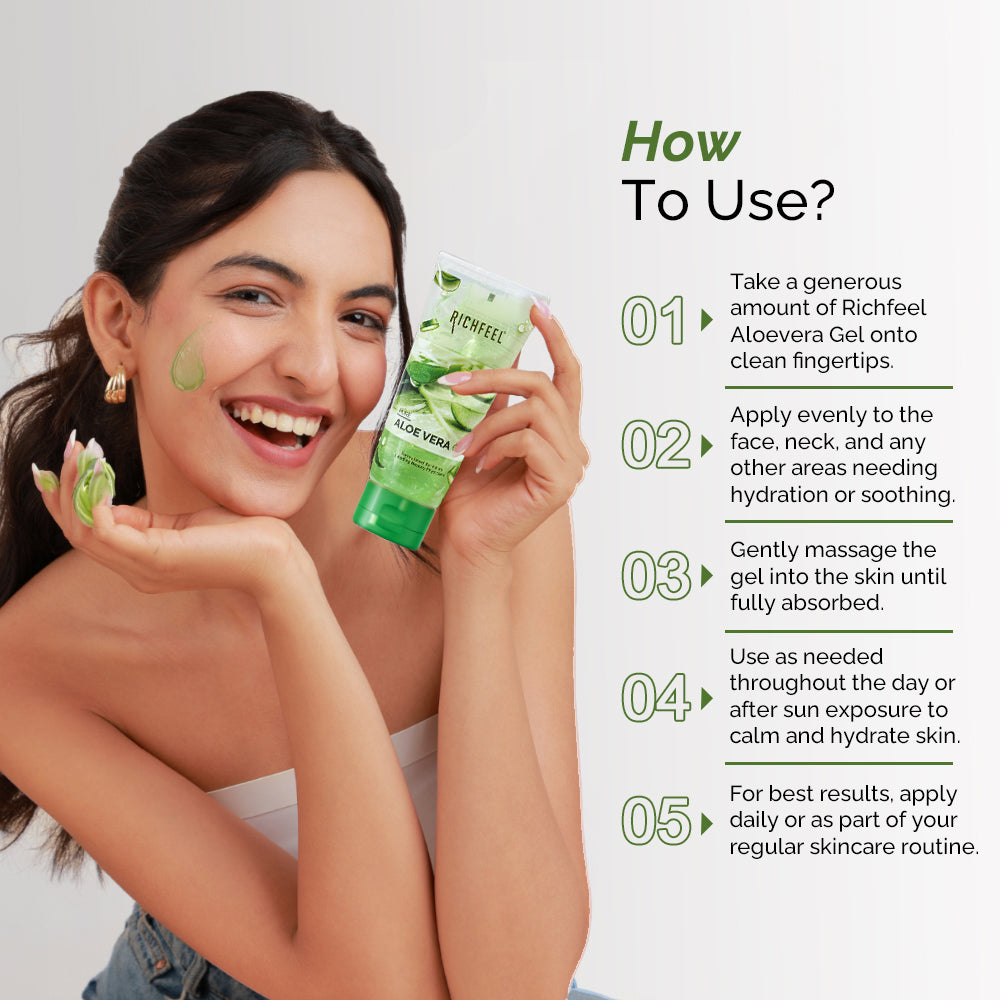 Richfeell Pure Aloe Vera Gel 100Ml - Image 6 - Buy from Indicrest