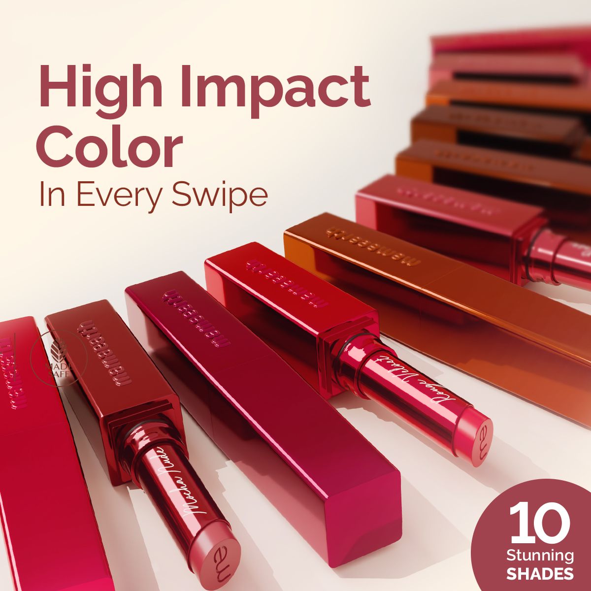 Mamaearth Luxe Matte Long Stay Lipstick with Passion Fruit Oil & Vitamin E, 2g | Vintage Rose - Image 7 - Buy from Indicrest