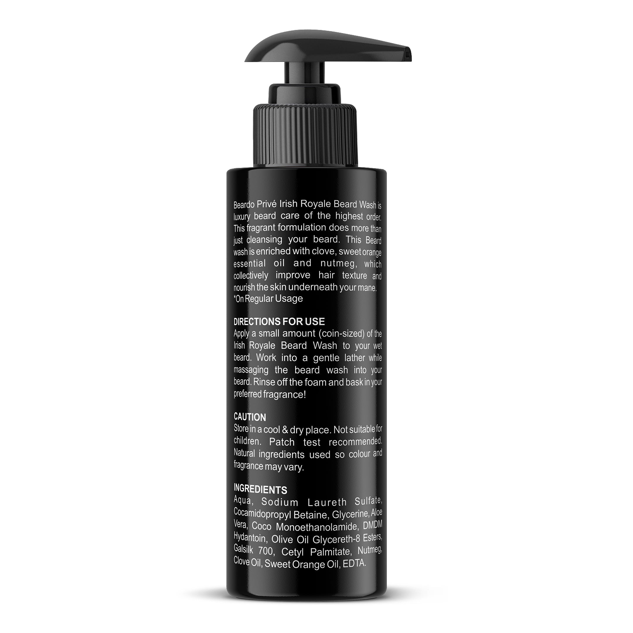 Beardo Prive Irish Royale Beard Wash, 100ml - Image 7 - Buy from Indicrest