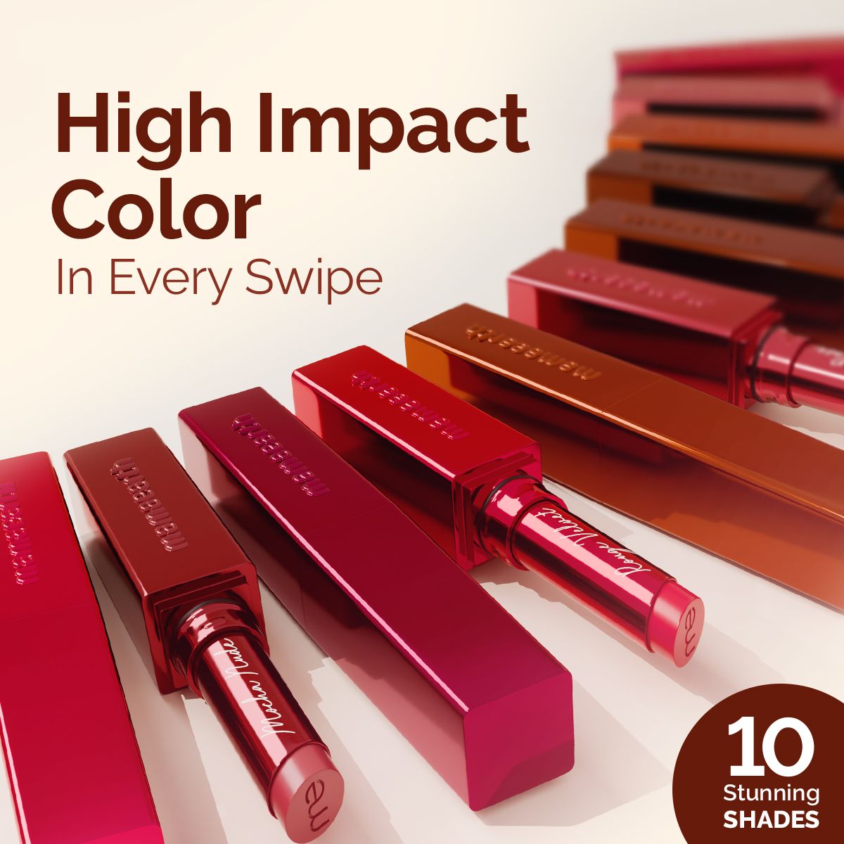 Mamaearth Luxe Matte Long Stay Lipstick with Passion Fruit Oil & Vitamin E, 2g | Warm Taupe - Image 7 - Buy from Indicrest