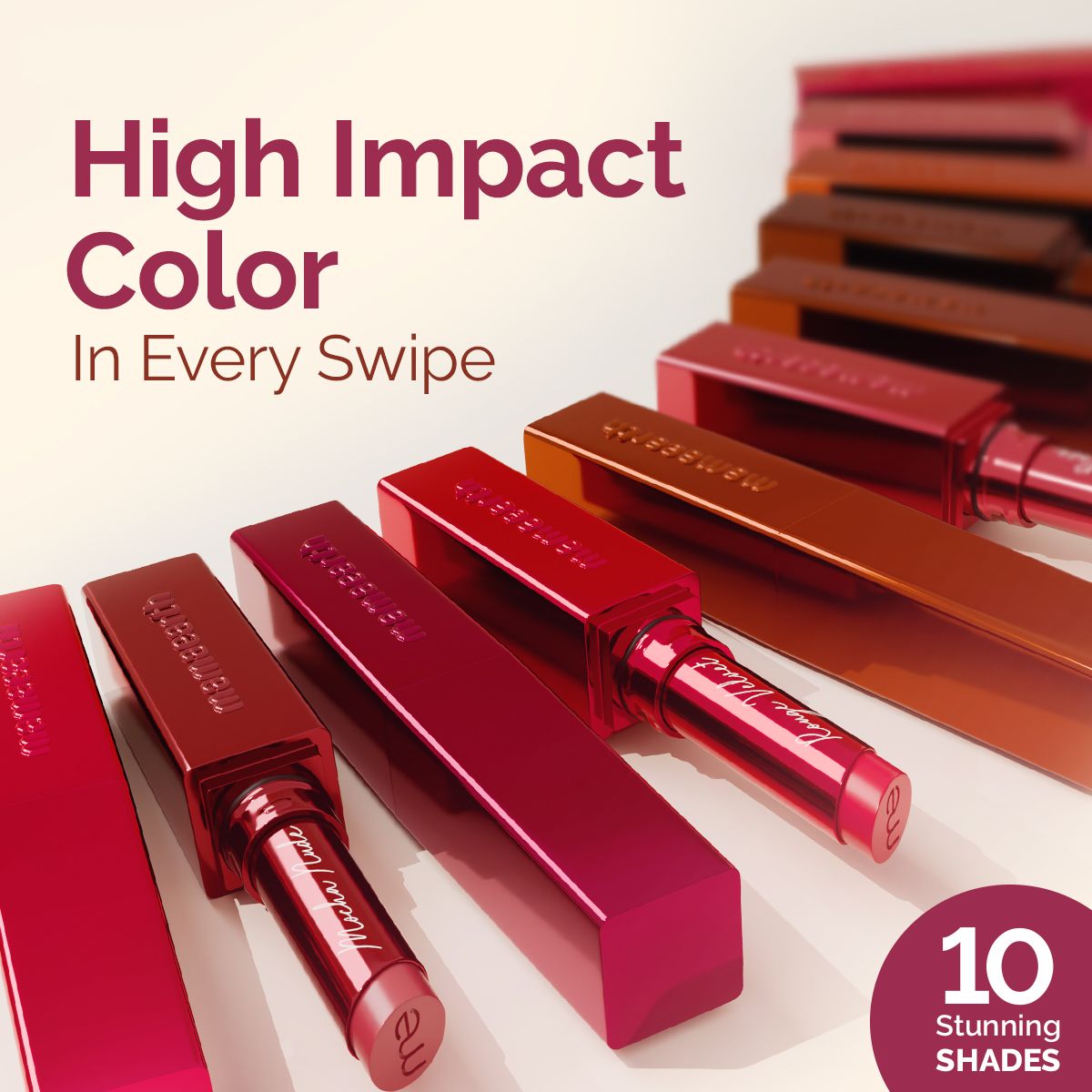 Mamaearth Luxe Matte Long Stay Lipstick with Passion Fruit Oil & Vitamin E, 2g | Deep Plum - Image 7 - Buy from Indicrest