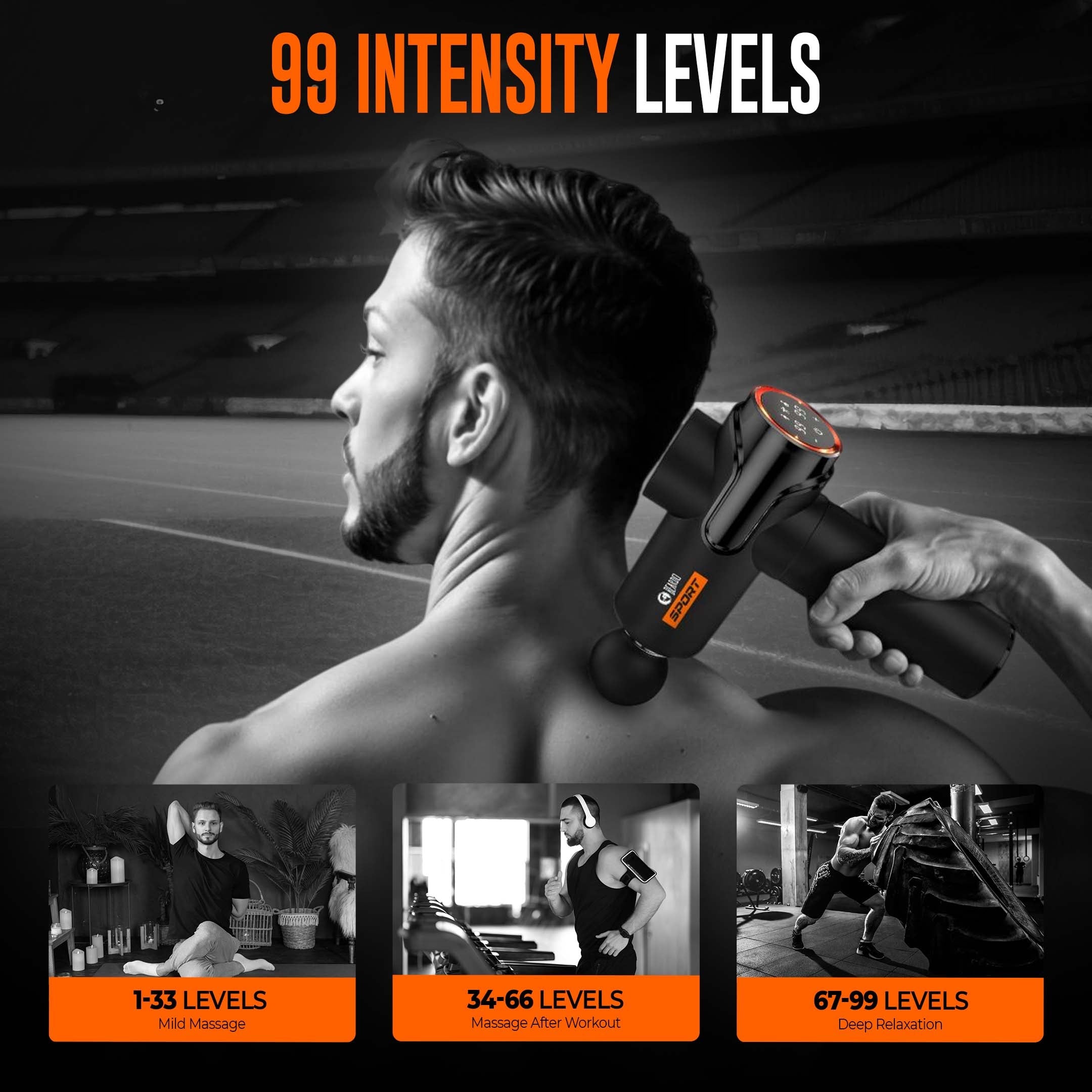 Beardo Sport Deep Tissue Massage Gun - Image 7 - Buy from Indicrest