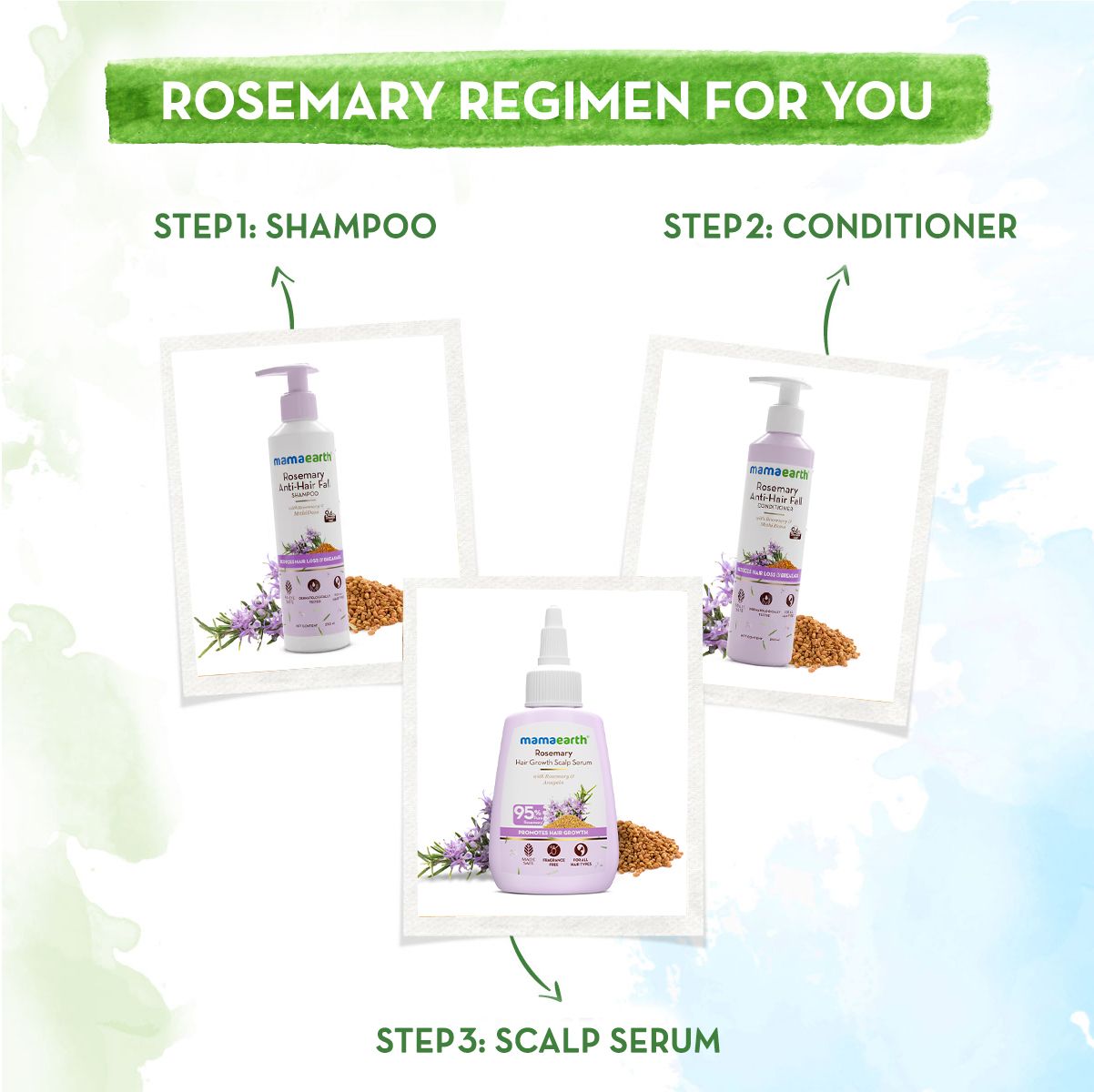 Mamaearth Rosemary Hair Growth Scalp Serum with 95% Pure Rosemary Oil Extract & 4% Anagain, 50ml - Image 6 - Buy from Indicrest