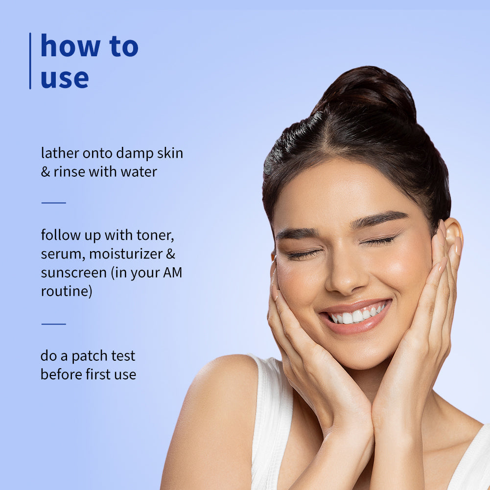 Plum Plum 1% Salicylic Acid Clearly Gentle Gel Face Wash with Blueberry | Helps Fight Active Acne | Gentle & Non-Drying | For Oily, Acne-Prone Skin | Beginner-Friendly | All Genders | 100% Vegan | 100 Ml, 100ml