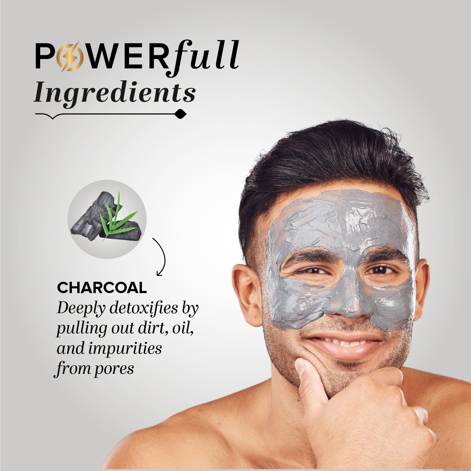 Khadi Natural Activated Bamboo Charcoal Peel Off Mask - 100gm - Image 3 - Buy from Indicrest
