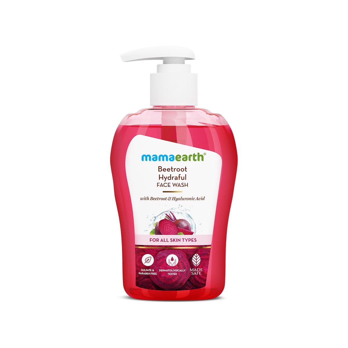 Mamaearth Beetroot Hydraful Face Wash With Beetroot & Hyaluronic Acid, 250ml - Image 7 - Buy from Indicrest