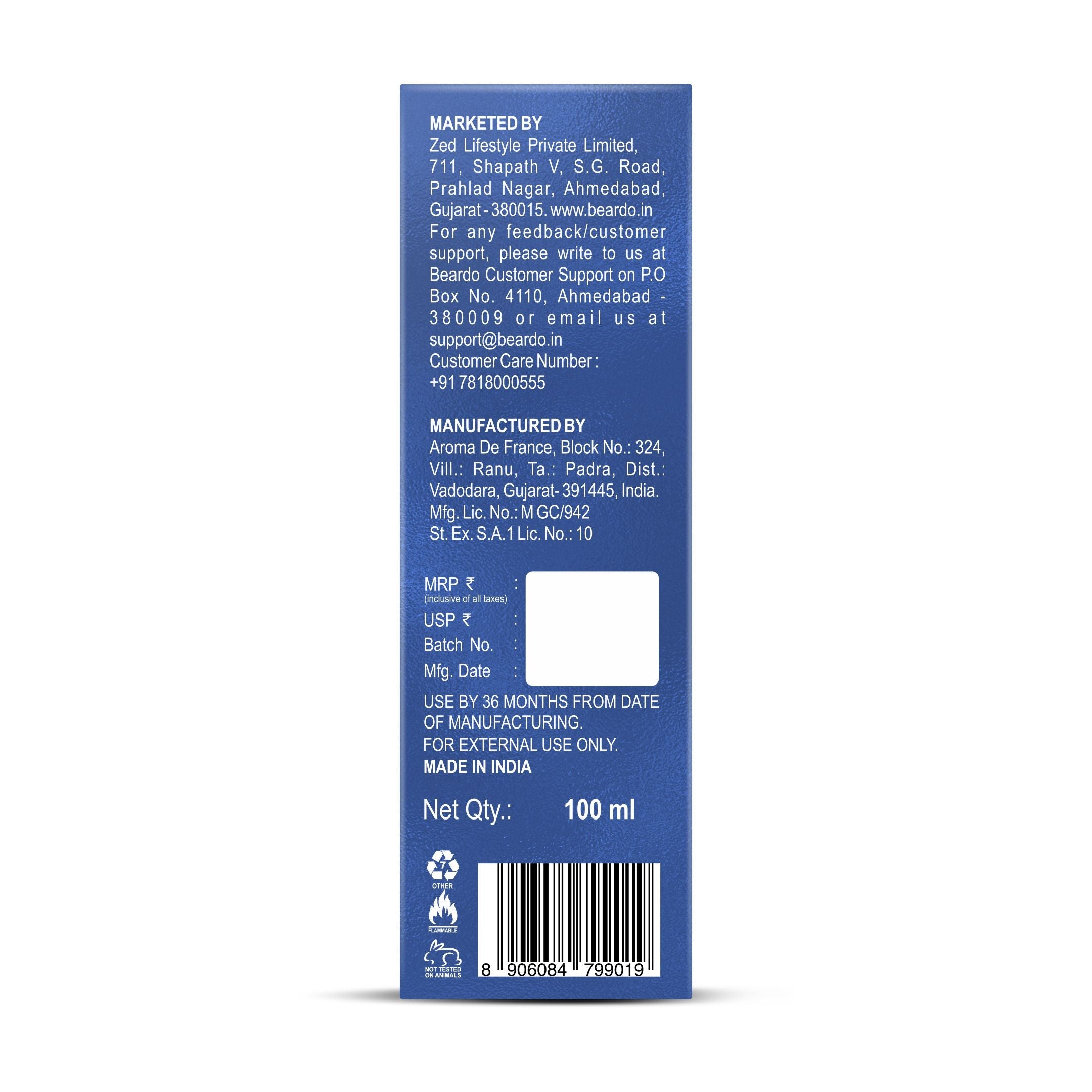 Beardo Legend Perfume EDP, 100ml - Image 7 - Buy from Indicrest