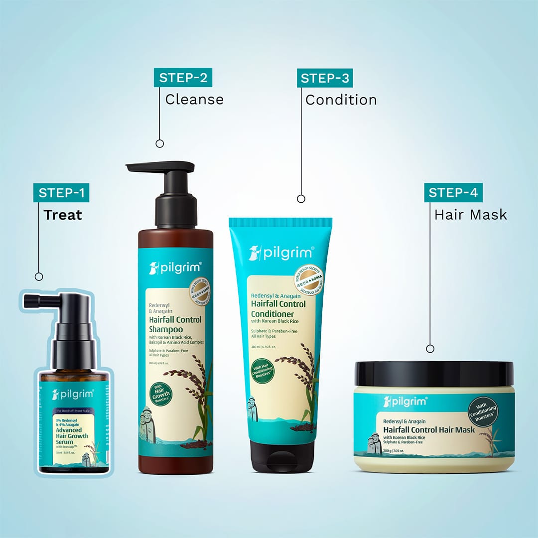 Pilgrim 3% Redensyl & 4% Anagain Advanced Hair Growth Serum For Dandruff-Prone Scalp, 30ml - Image 7 - Buy from Indicrest