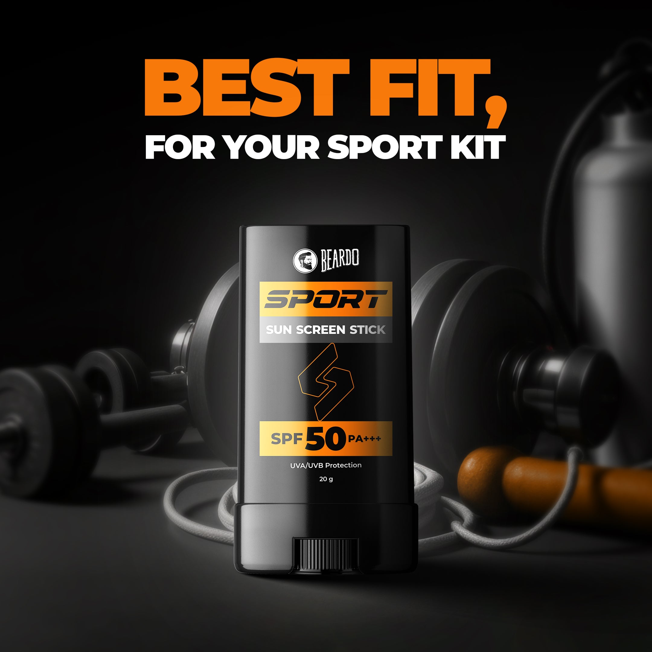 Beardo Sport Sunscreen Stick SPF50 20g - Image 6 - Buy from Indicrest