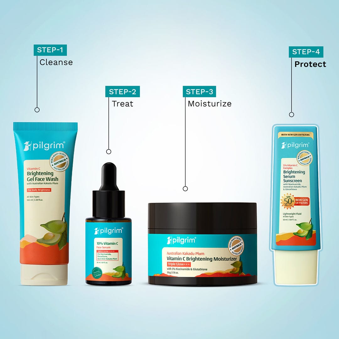Pilgrim 5% Vitamin C Complex Brightening Serum Sunscreen SPF 50+ PA++++, 50ml - Image 7 - Buy from Indicrest
