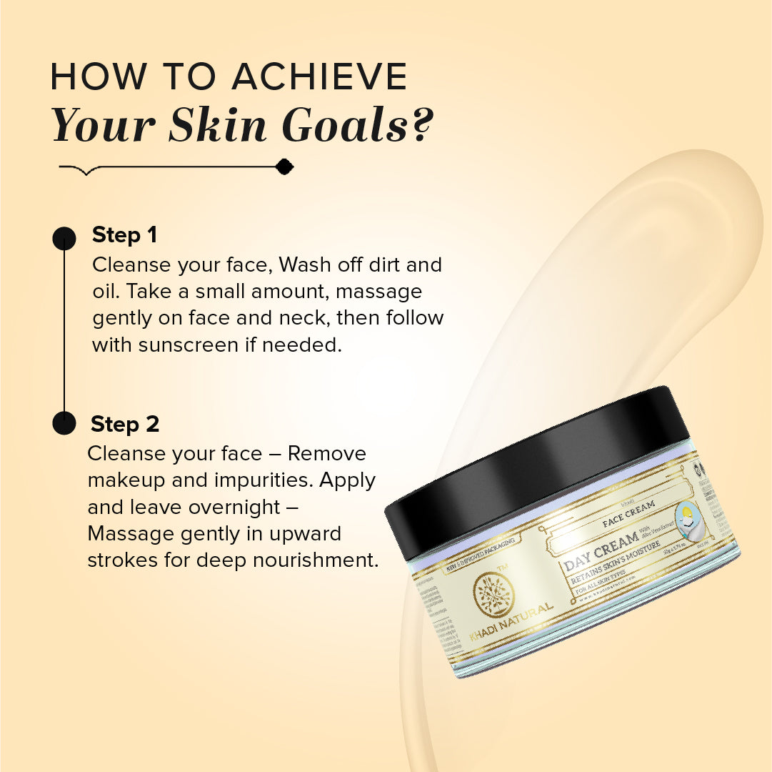 Khadi Natural Day Bright & Night Repair Cream Combo - Pack of 2 (50gm Each) - Image 5 - Buy from Indicrest