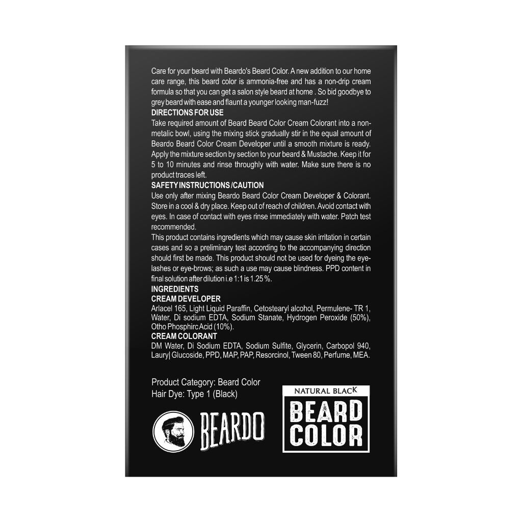 Beardo Beard Color for Men, Natural Black, Pack of 2 - Image 12 - Buy from Indicrest