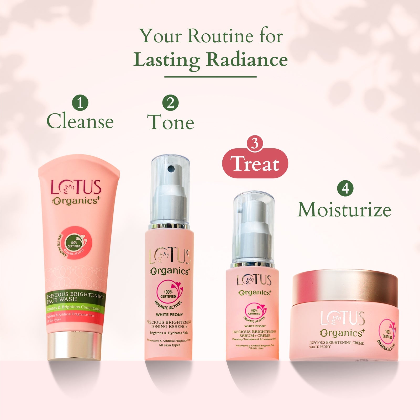 Lotus Herbals Precious Brightening Serum+ Creme, 30ml
