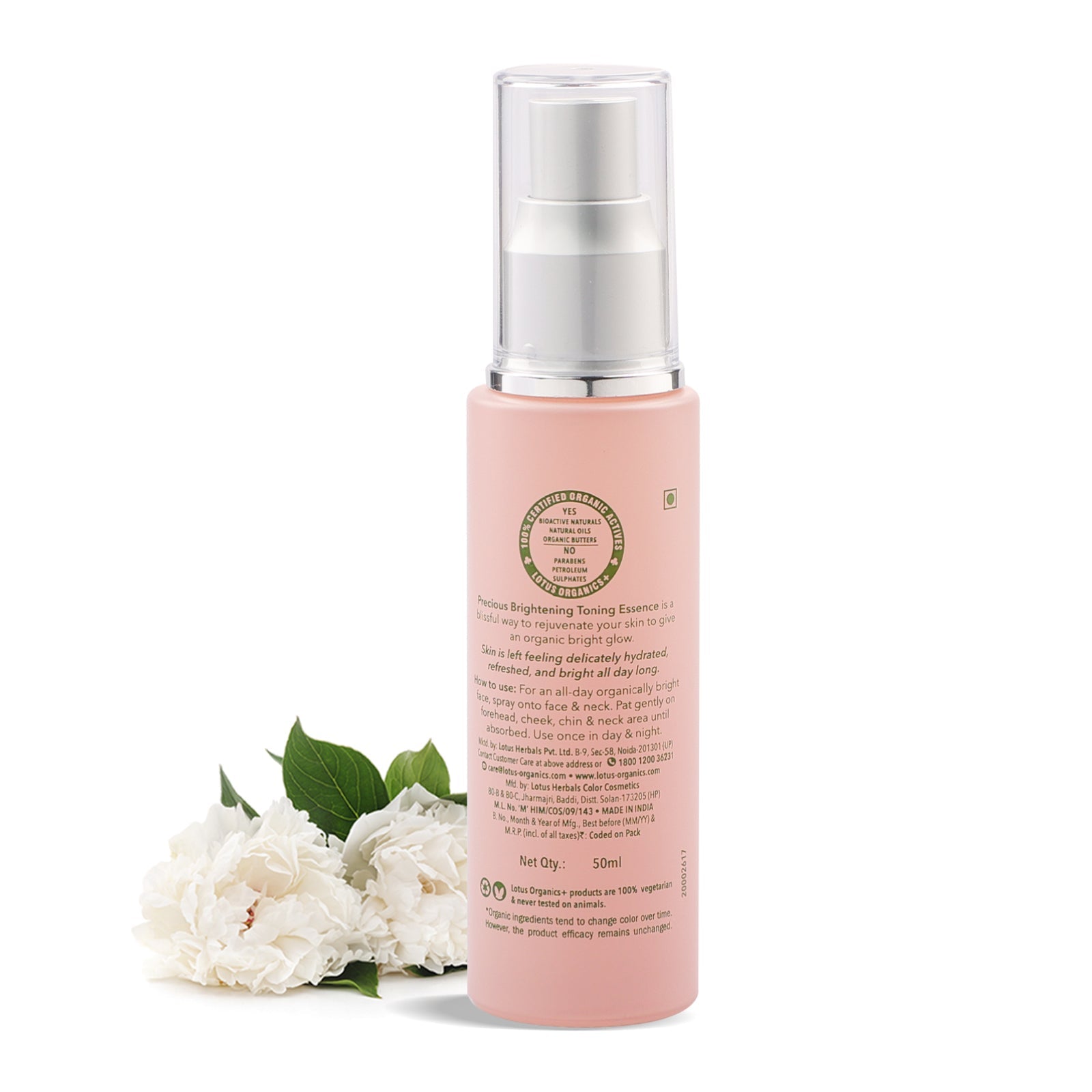 Lotus Herbals Precious Brightening Toning Essence, 50ml