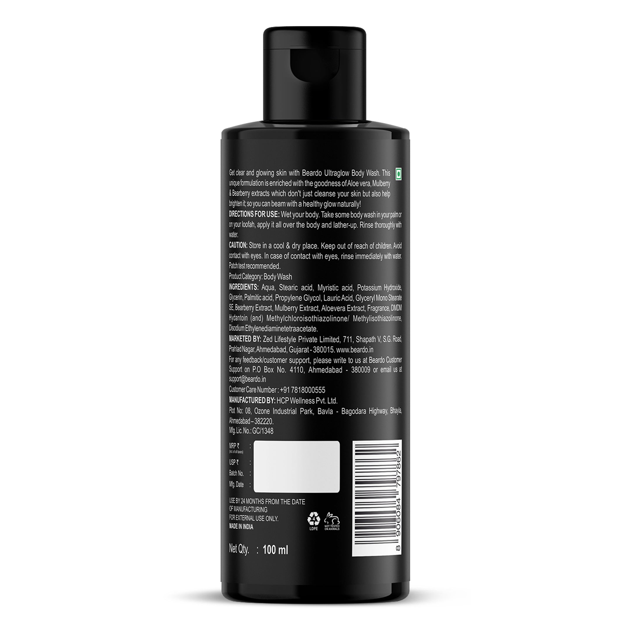 Beardo Ultraglow Bodywash, 100ml - Image 7 - Buy from Indicrest