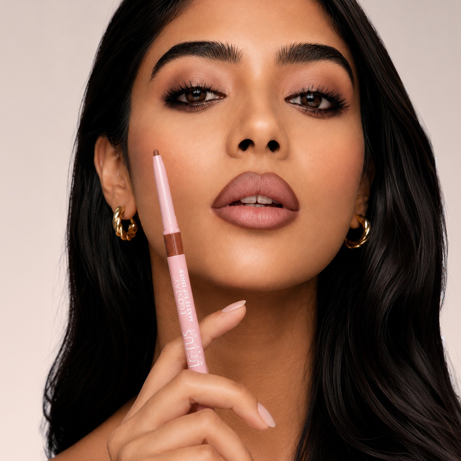 Lotus Herbals Make-Up Ecostay Matte Lip Liner, Vintage Wine, 0.3g
