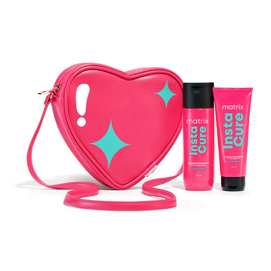 Matrix InstaCure Shampoo Conditioner Combo For Damaged Hair with Free Limited Edition Heart Bag, 320g Buy at Indicrest