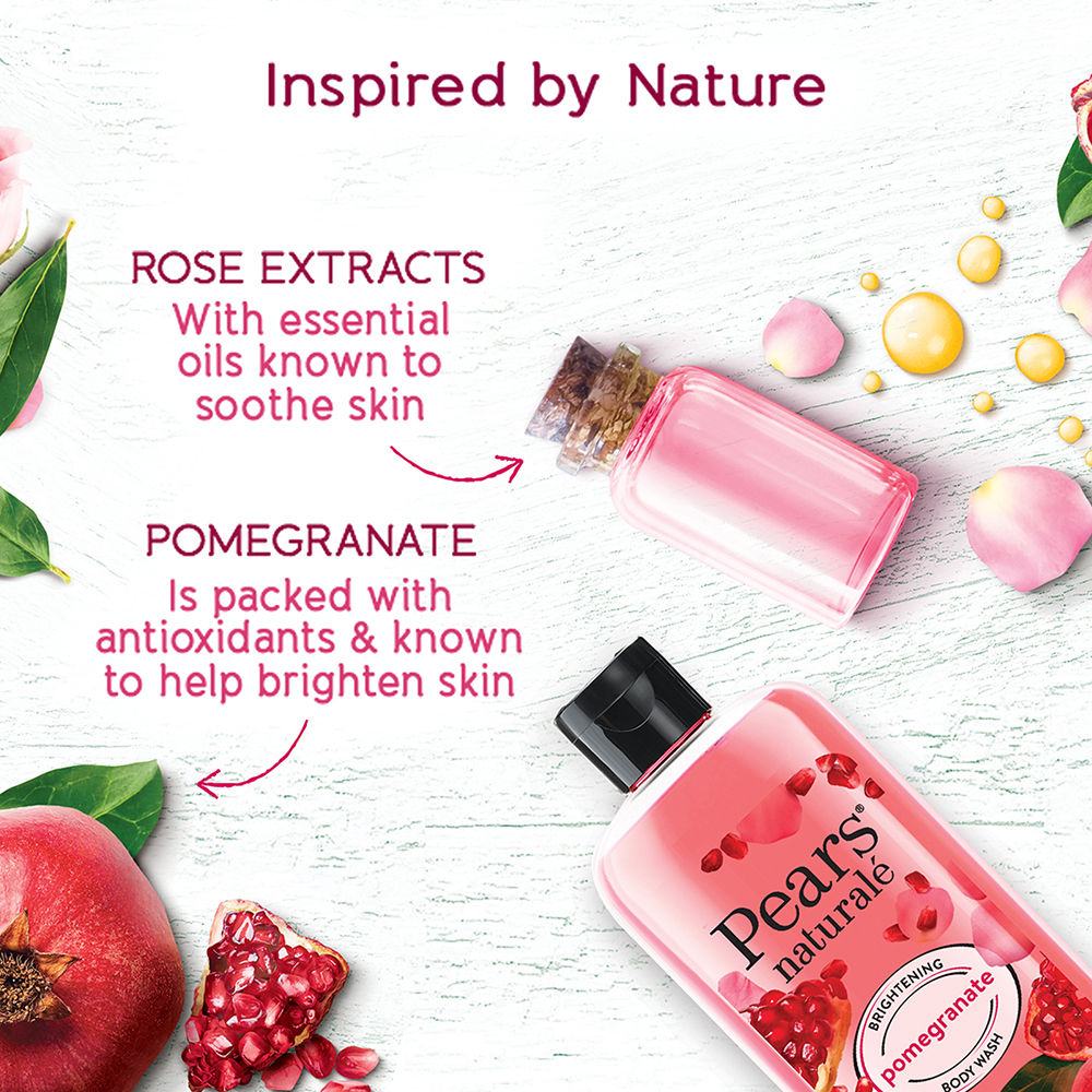 Pears Naturale Detoxifying Aloevera + Brightening Pomegranate Bodywash Combo Buy at Indicrest Image 4